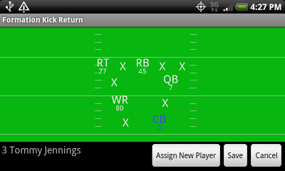 Formation Kick Return